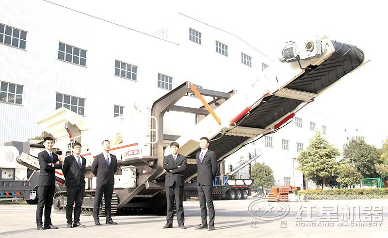 履帶移動(dòng)破碎站